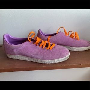 Adidas Purple suede adidas sneakers